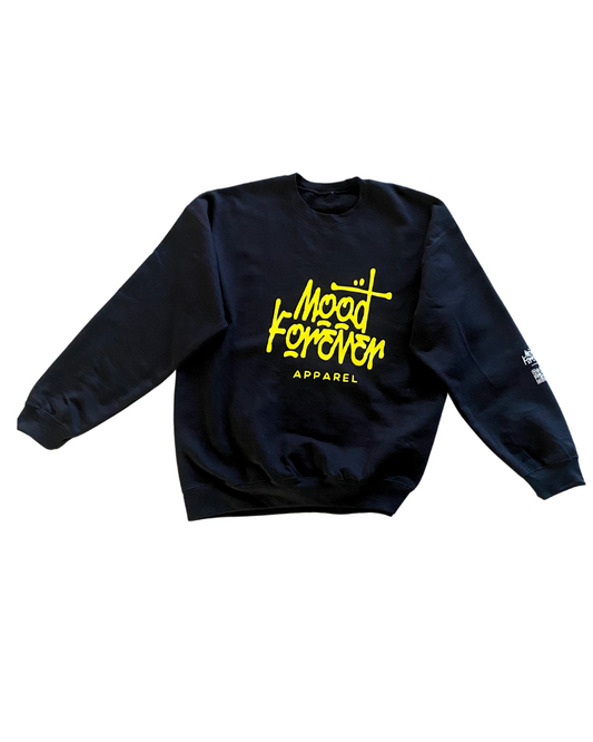 Mood Forever Logo Sweatshirt - Yellow